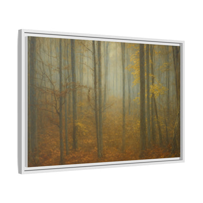 Framed Matte Canvas Art | Serenity in the Forest | Nature Wall Decor, Home Gallery, Cozy Living Room, Gift for Nature Lovers