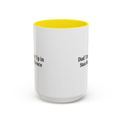 Humorous Dad Coffee Mug - Perfect Gift for Fathers, Dads, Birthdays, Father's Day, Fun Kitchen Decor, Snack Lovers