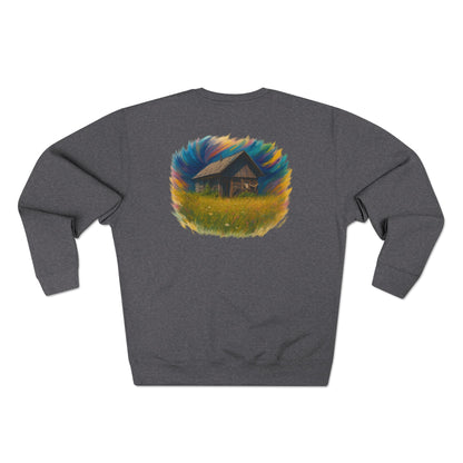 Cozy Dreamers Unisex Crewneck Sweatshirt, Artistic Sweatshirt, Gift for Nature Lovers, Vintage Vibe Apparel, Comfortable Layer, Casual Wear