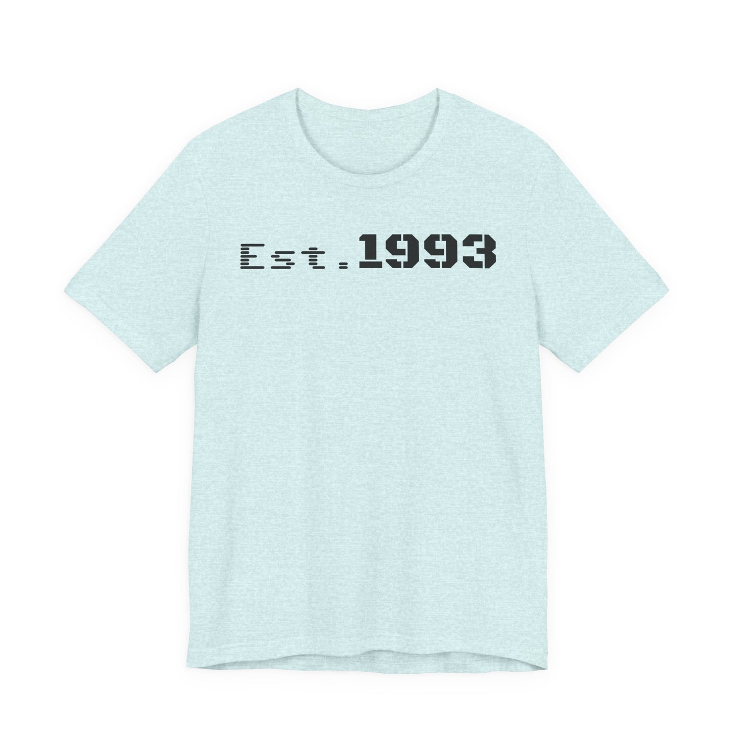 Est. 1993 Unisex Short Sleeve Tee - Perfect for Birthdays, Nostalgia, Casual Wear, Gifts, and Celebrations