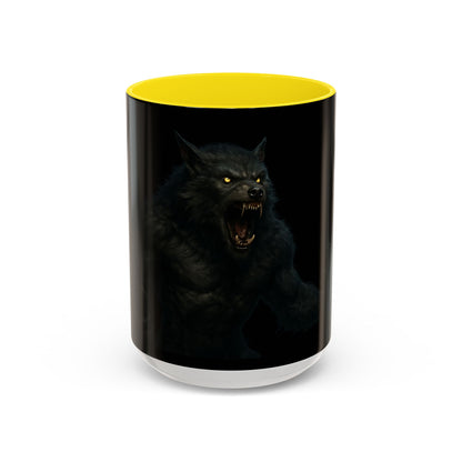 Howling Werewolf Coffee Mug - Perfect Gift for Horror Lovers, Wolf Enthusiasts, Halloween Decor, Unique Drinkware, Gothic Homeware