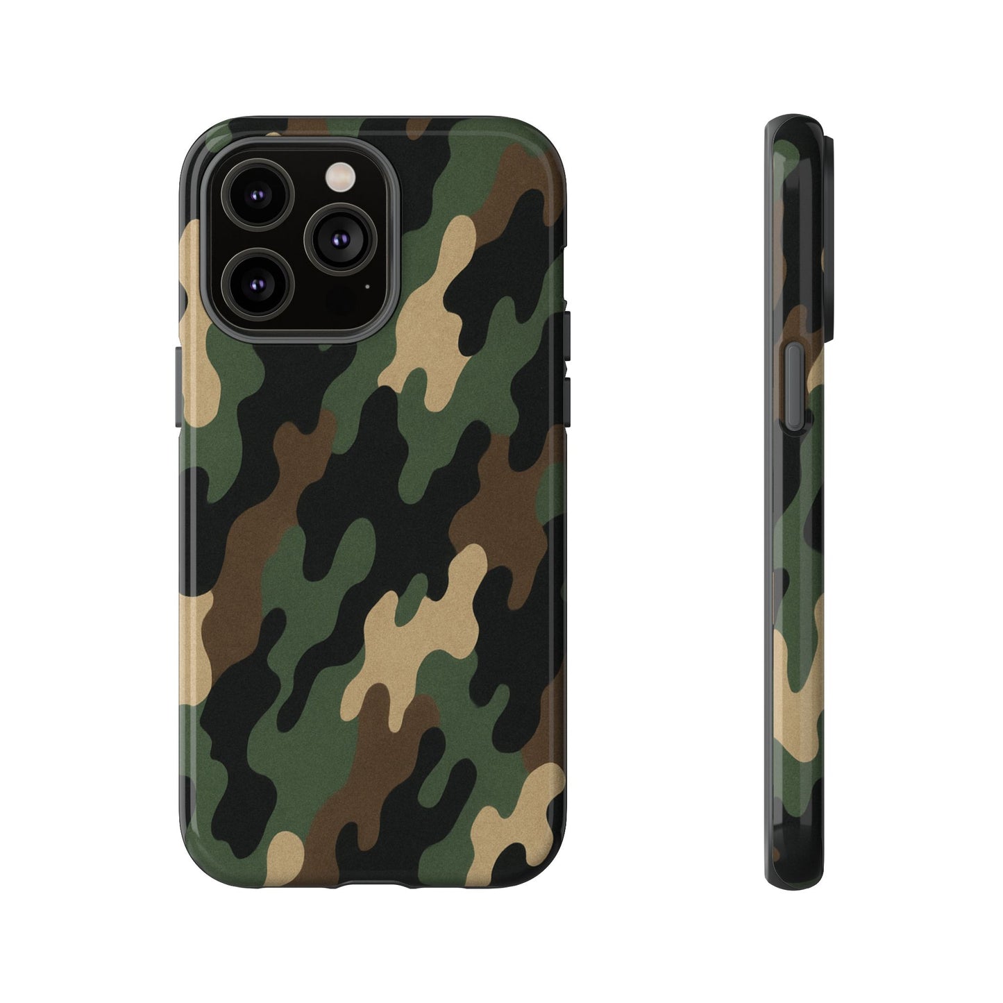 Camouflage Phone Case, Tough Cases, Military Style, Unique Phone Accessories, Gift for Him, Durable Phone Cover