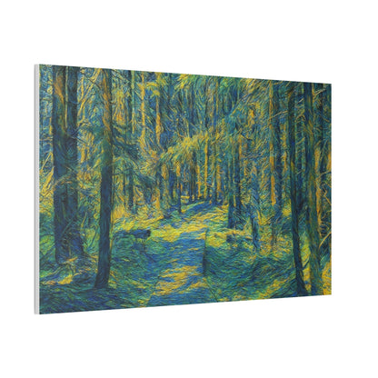 Canvas Art Print, Forest Path Painting, Nature Decor, Wall Art, Gift for Nature Lovers, Home Decor Inspiration