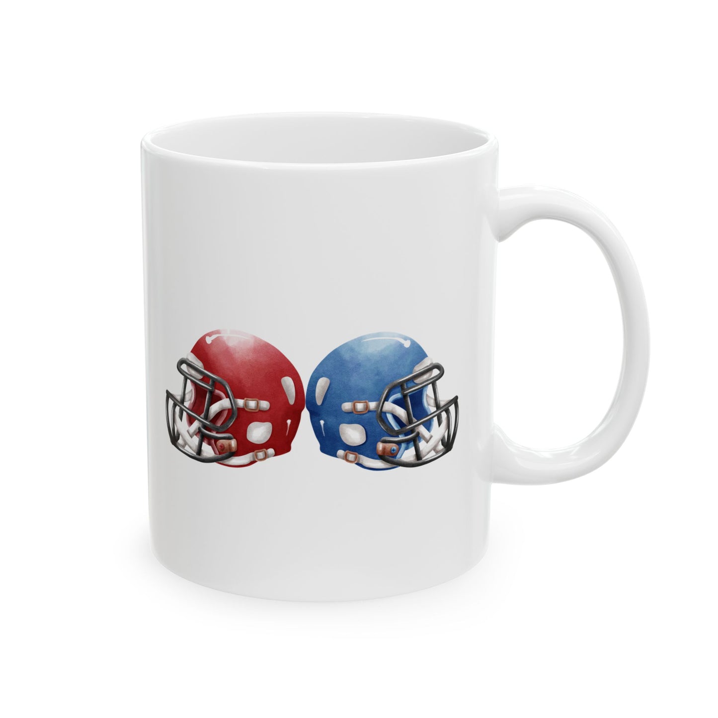Football Fan Ceramic Mug | 11oz, 15oz | Perfect for Game Day, Sports Enthusiasts, Gifts, Tailgating, Team Celebration