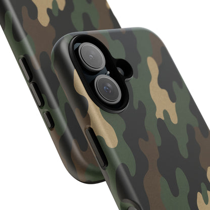 Camouflage Phone Case, Tough Cases, Military Style, Unique Phone Accessories, Gift for Him, Durable Phone Cover