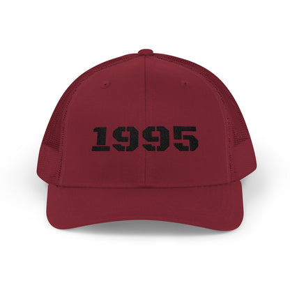 1995 Snapback Trucker Cap, Retro Cap, Vintage Style Hat, Birthday Gift, Casual Wear, 90s Fashion, Unisex Headwear