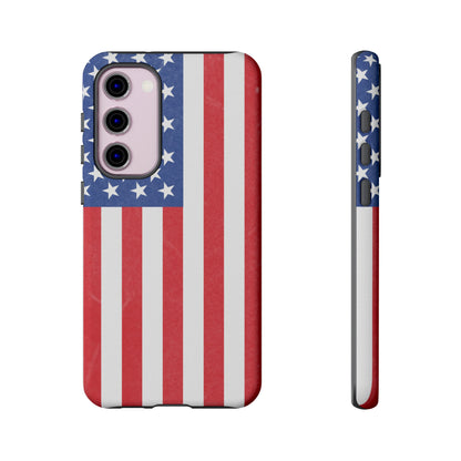American Flag Phone Case - Patriotic Cell Cover, Tough Cases, USA Pride, Independence Day Gift, Veteran's Day, Phone Protection