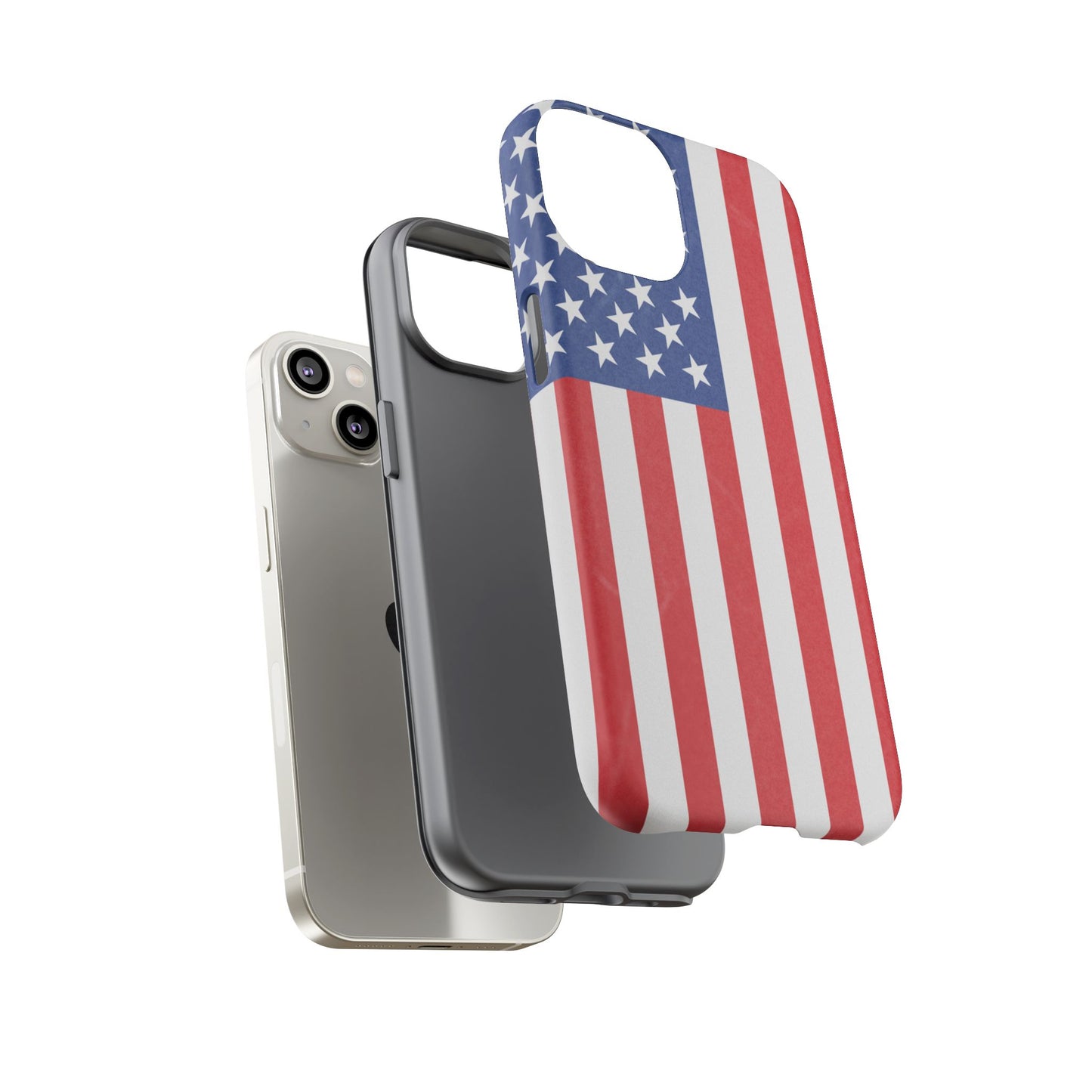 American Flag Phone Case - Patriotic Cell Cover, Tough Cases, USA Pride, Independence Day Gift, Veteran's Day, Phone Protection