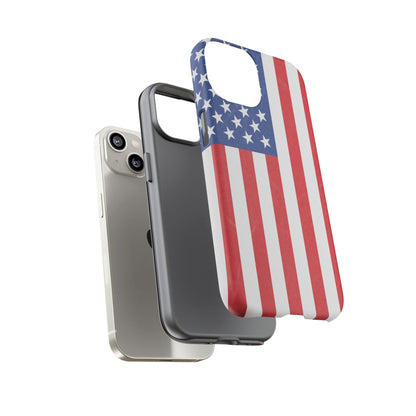 American Flag Phone Case - Patriotic Cell Cover, Tough Cases, USA Pride, Independence Day Gift, Veteran's Day, Phone Protection