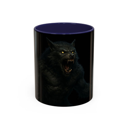 Howling Werewolf Coffee Mug - Perfect Gift for Horror Lovers, Wolf Enthusiasts, Halloween Decor, Unique Drinkware, Gothic Homeware