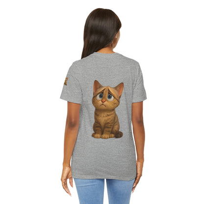 Adorable Cat Graphic Tee, Cute Pet Lover Shirt, Animal Lover Gift, Funny Cat Apparel, Birthday, Christmas, Everyday Use