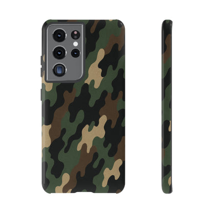 Camouflage Phone Case, Tough Cases, Military Style, Unique Phone Accessories, Gift for Him, Durable Phone Cover