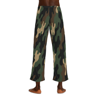 Camouflage Men's Pajama Pants, Cozy Sleepwear for Men, Relaxation Pants, Perfect Gift for Him, Casual Loungewear