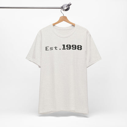 Vintage Est. 1998 Tee - Retro Unisex Shirt for Birthdays, Gifts, Everyday Wear, Casual Style, Nostalgia