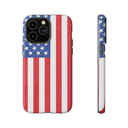 American Flag Phone Case - Patriotic Cell Cover, Tough Cases, USA Pride, Independence Day Gift, Veteran's Day, Phone Protection
