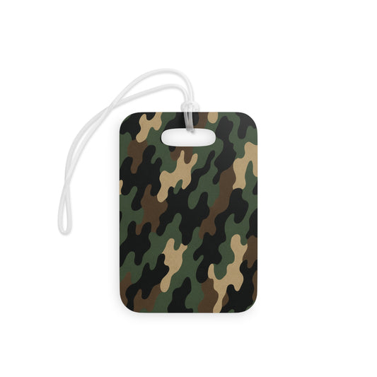 Camouflage Luggage Tags | Travel Accessories for Adventurers, Military Style Tags for Suitcases, Perfect Gift for Travelers, Unique [...] - product image
