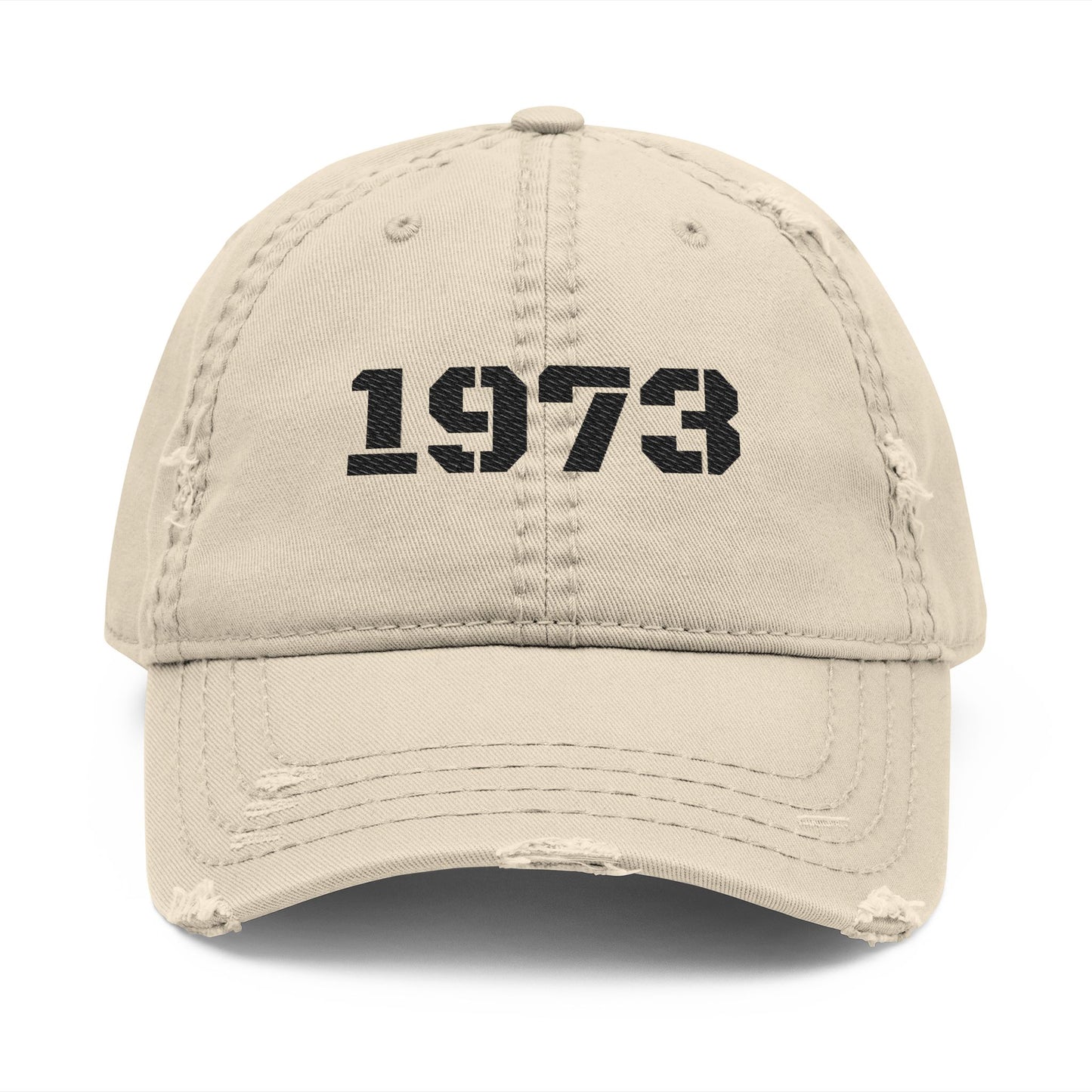 Vintage Distressed Dad Hat | Custom Embroidered Cap, Unisex Fashion Accessory, Gift for Fathers Day, Birthday, Casual Wear, 1973 [...]